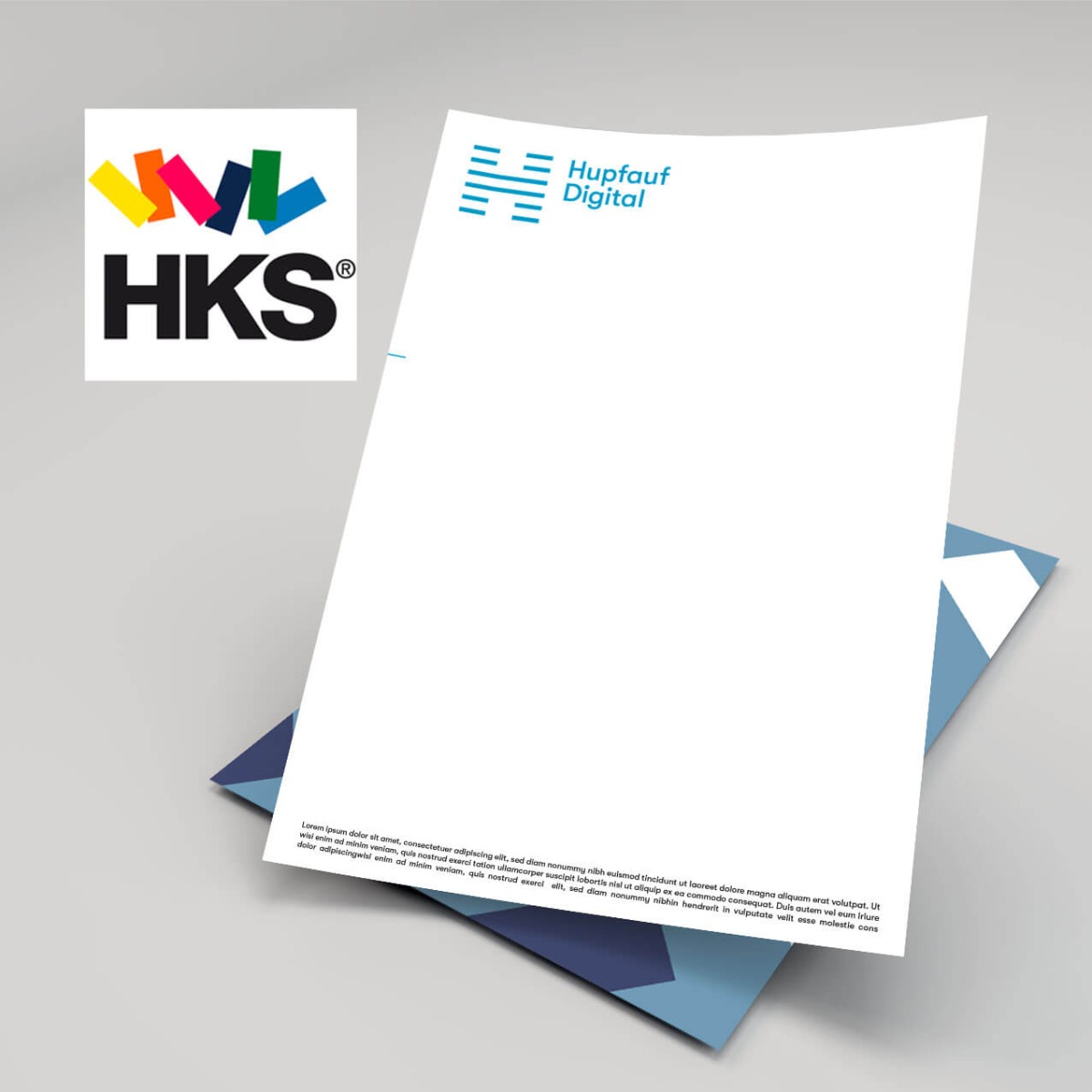 Briefpapier mit HKS Sonderfarben