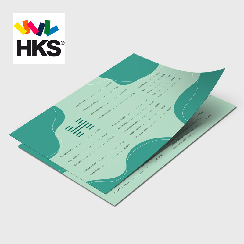 Tischset / Tablettaufleger mit HKS Sonderfarben