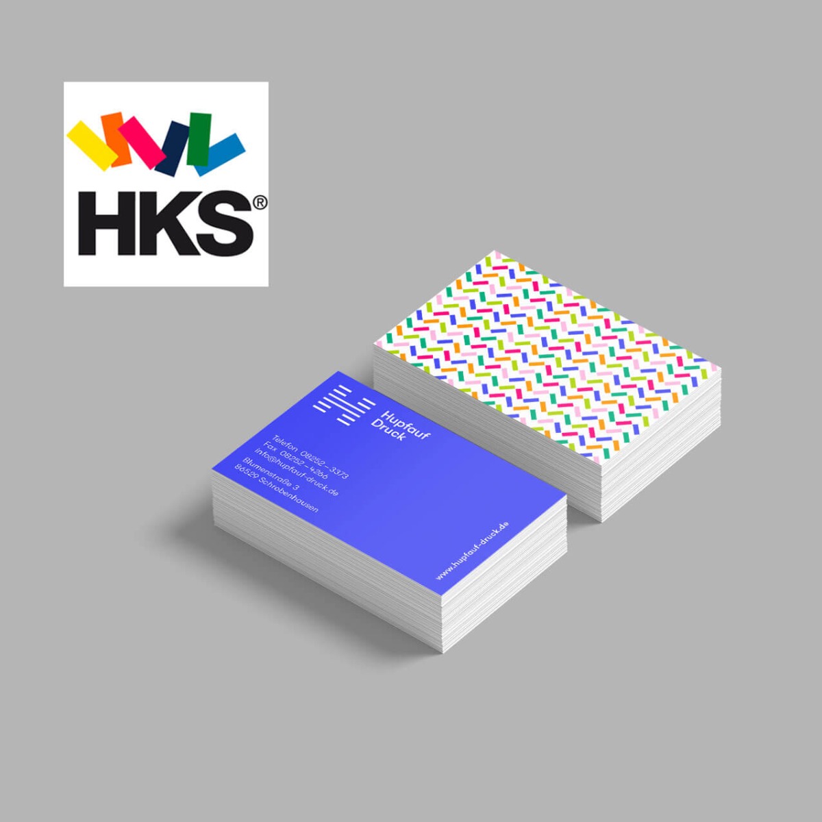 Visitenkarten mit HKS Sonderfarben