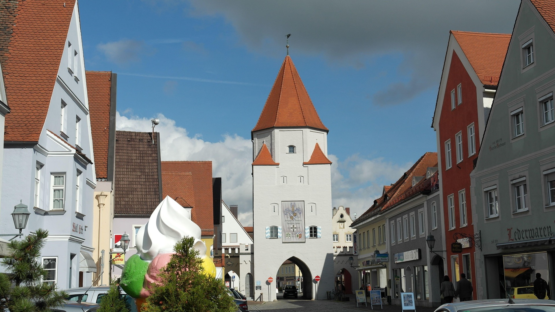 Aichach Tor Eingang